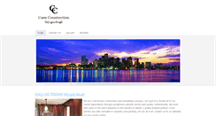 Desktop Screenshot of coenconstruction.com